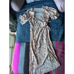 Rip Curl Lunar Tides Wrap Dress, M